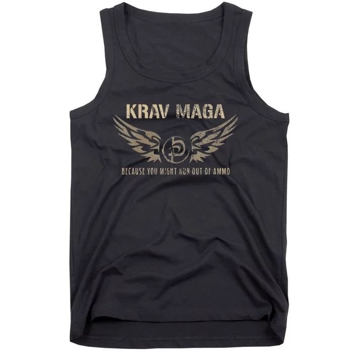 Krav Maga Israeli Military Close Combat System Tank Top