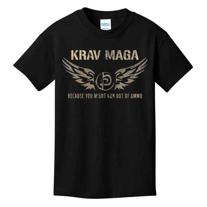 Krav Maga Israeli Military Close Combat System Kids T-Shirt