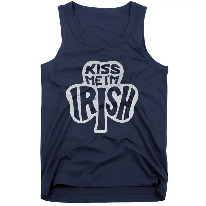 Kiss Me Im Irish Happy St Patricks Day Tank Top