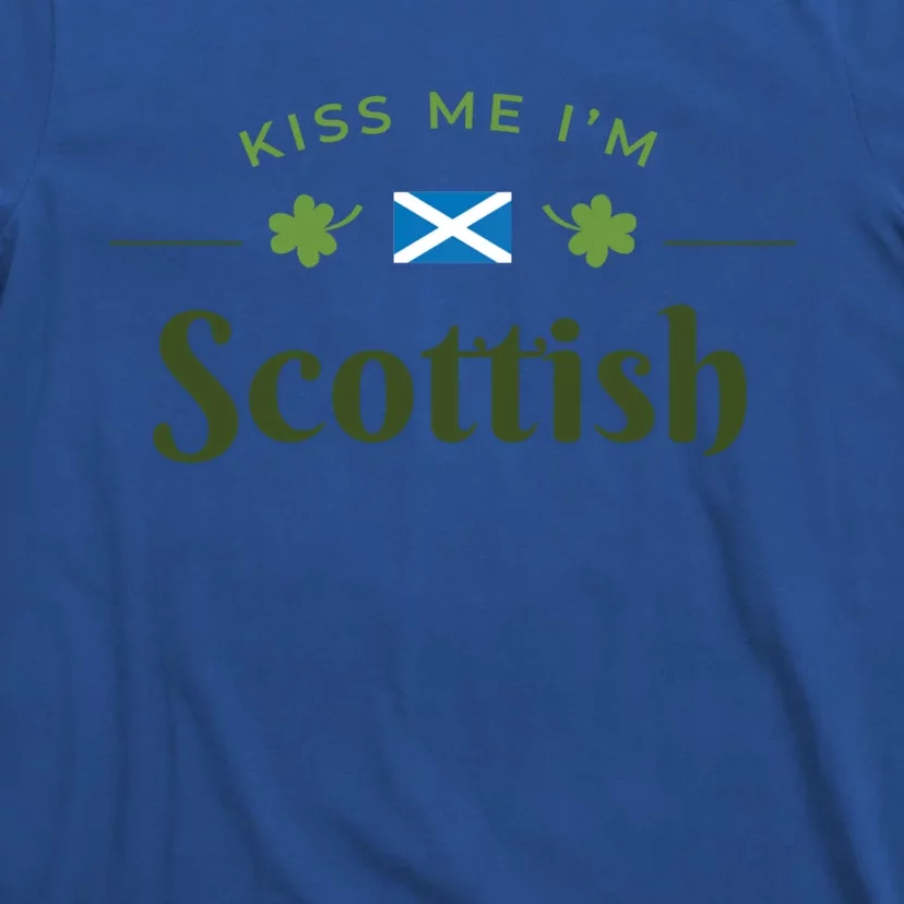 Kiss Me I'm Scottish Saint Patrick Day Gift T-Shirt