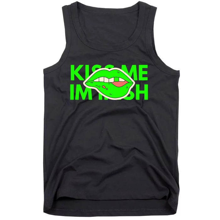 Kiss Me Im Irish St Patricks Day Tank Top