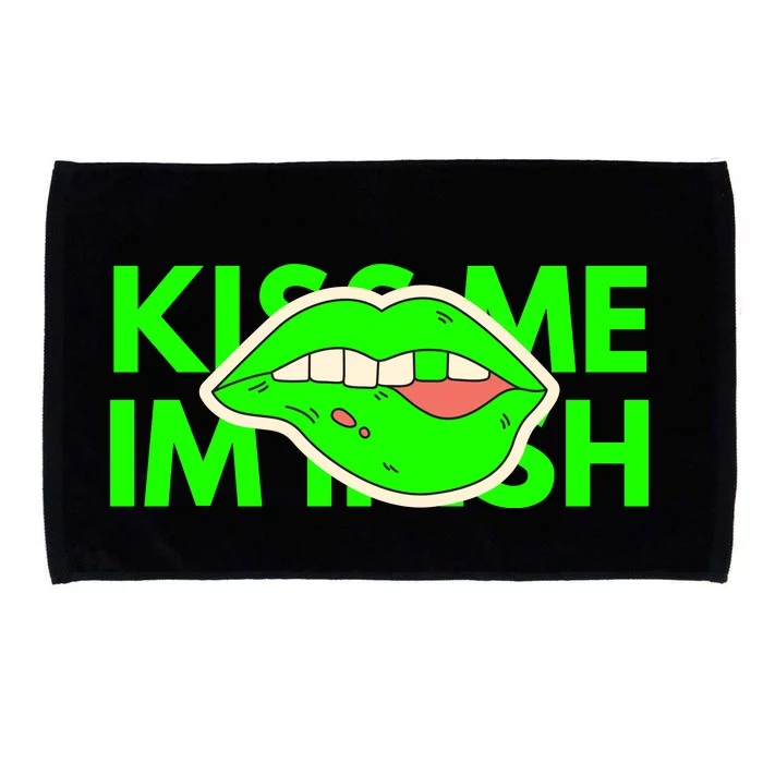 Kiss Me Im Irish St Patricks Day Microfiber Hand Towel