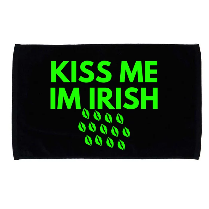 Kiss Me Im Irish St Patricks Day Microfiber Hand Towel