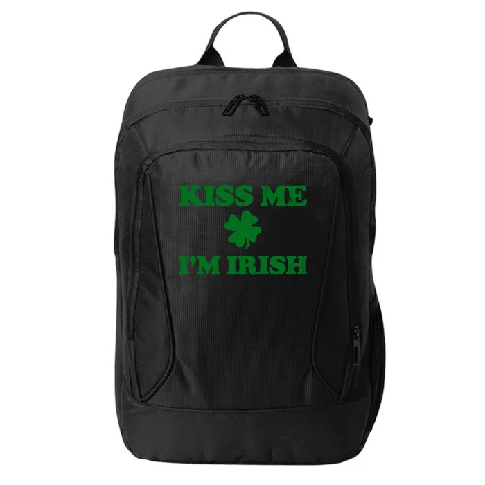 Kiss Me Im Irish St Patricks Day City Backpack