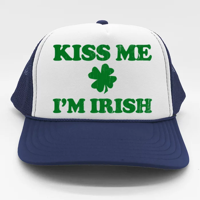 Kiss Me Im Irish St Patricks Day Trucker Hat