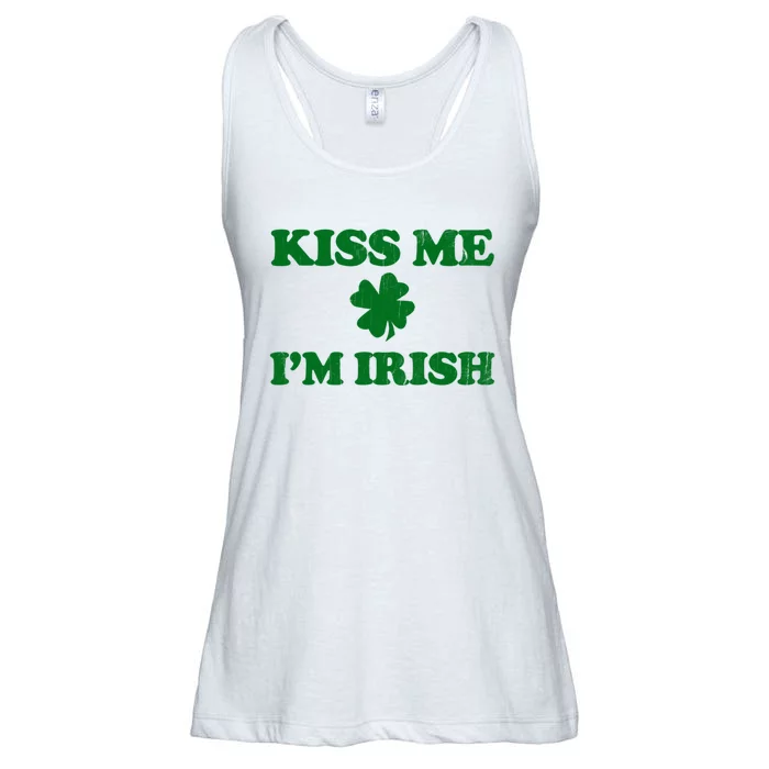 Kiss Me Im Irish St Patricks Day Ladies Essential Flowy Tank