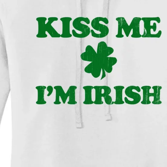 Kiss Me Im Irish St Patricks Day Women's Pullover Hoodie