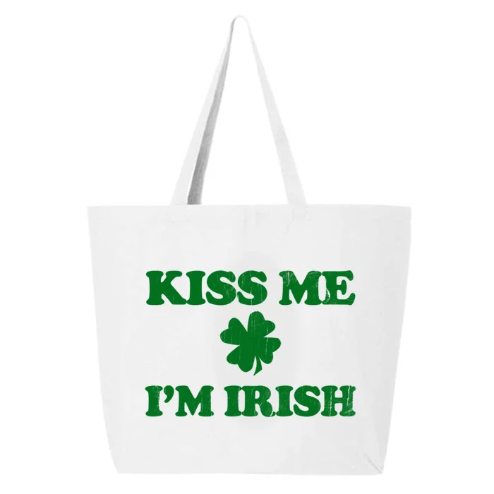 Kiss Me Im Irish St Patricks Day 25L Jumbo Tote