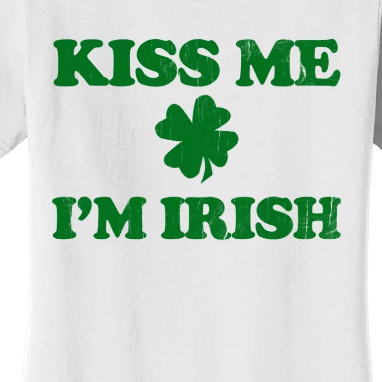 Kiss Me Im Irish St Patricks Day Women's T-Shirt