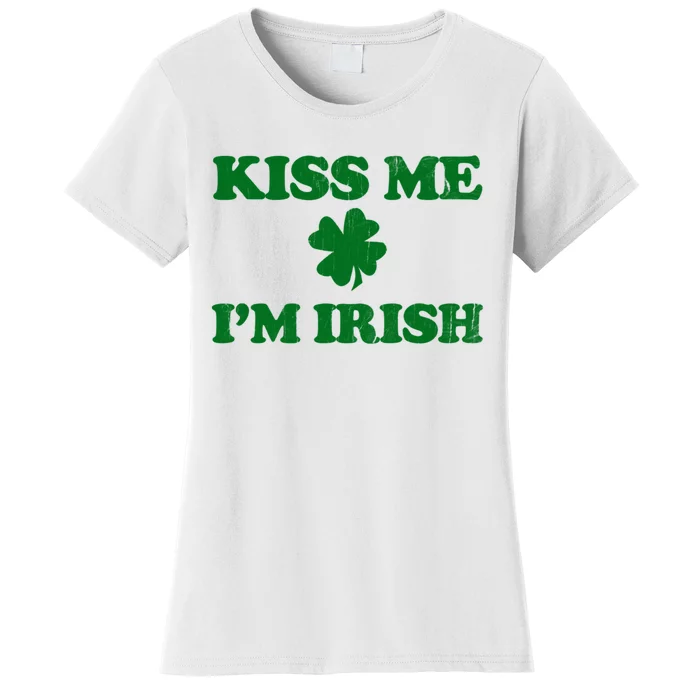 Kiss Me Im Irish St Patricks Day Women's T-Shirt