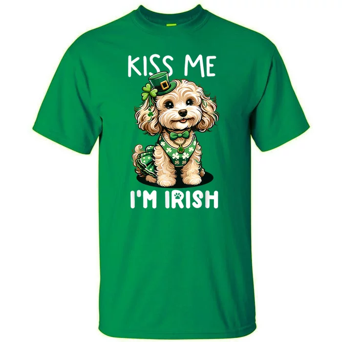 Kiss Me Im Irish Doodle St Patricks Day Dog Tall T-Shirt