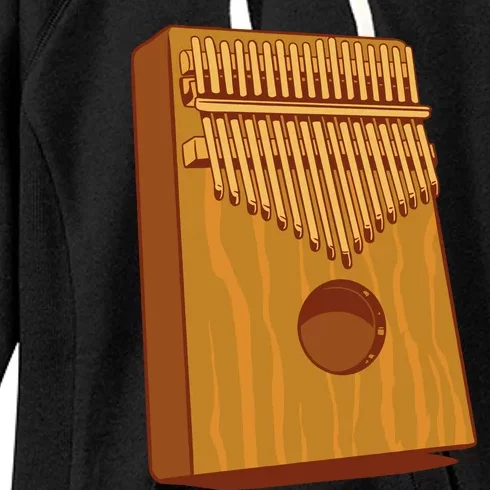 Kalimba Musical Instrument Women's Fleece Hoodie