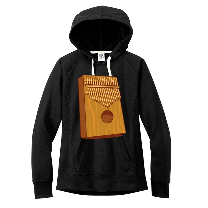 Kalimba Musical Instrument Women's Fleece Hoodie