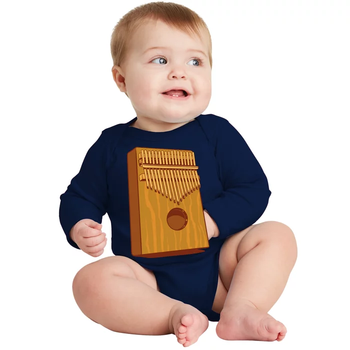 Kalimba Musical Instrument Baby Long Sleeve Bodysuit