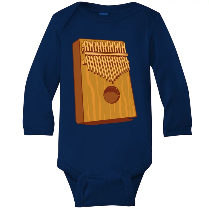 Kalimba Musical Instrument Baby Long Sleeve Bodysuit