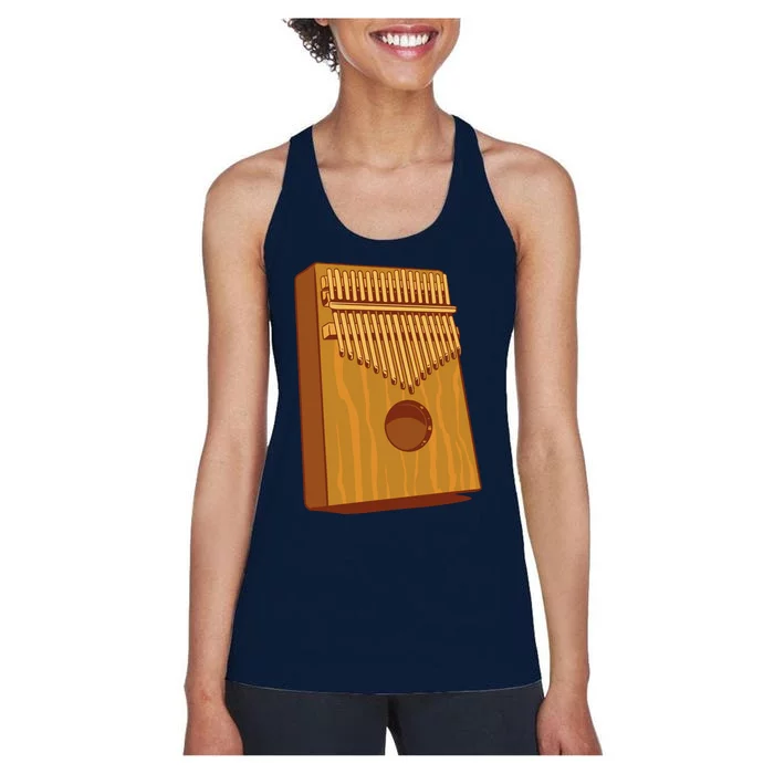 Kalimba Musical Instrument Women's Racerback Tank