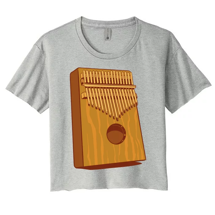 Kalimba Musical Instrument Women's Crop Top Tee