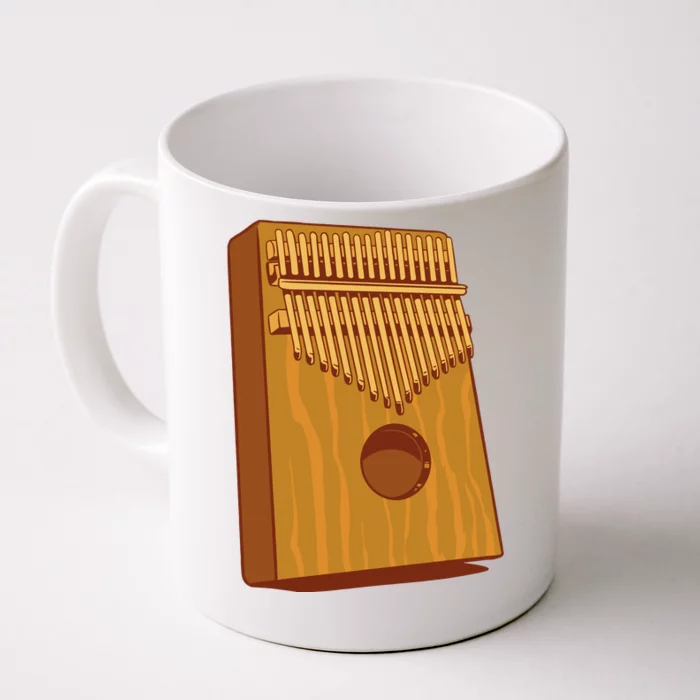 Kalimba Musical Instrument Front & Back Coffee Mug