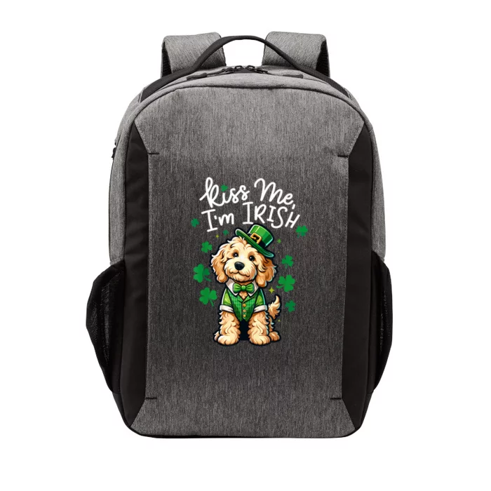 Kiss Me Im Irish Doodle Funny St Patricks Day Vector Backpack