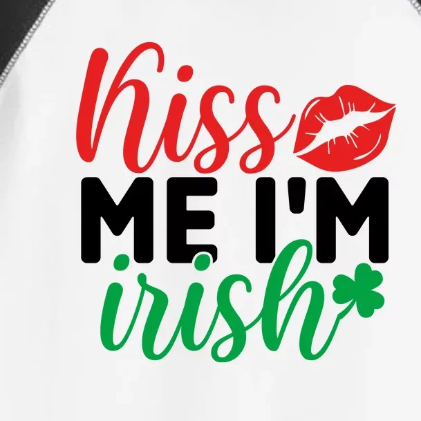 Kiss Me I'm Irish St Patricks Day Toddler Fine Jersey T-Shirt