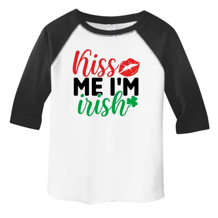 Kiss Me I'm Irish St Patricks Day Toddler Fine Jersey T-Shirt