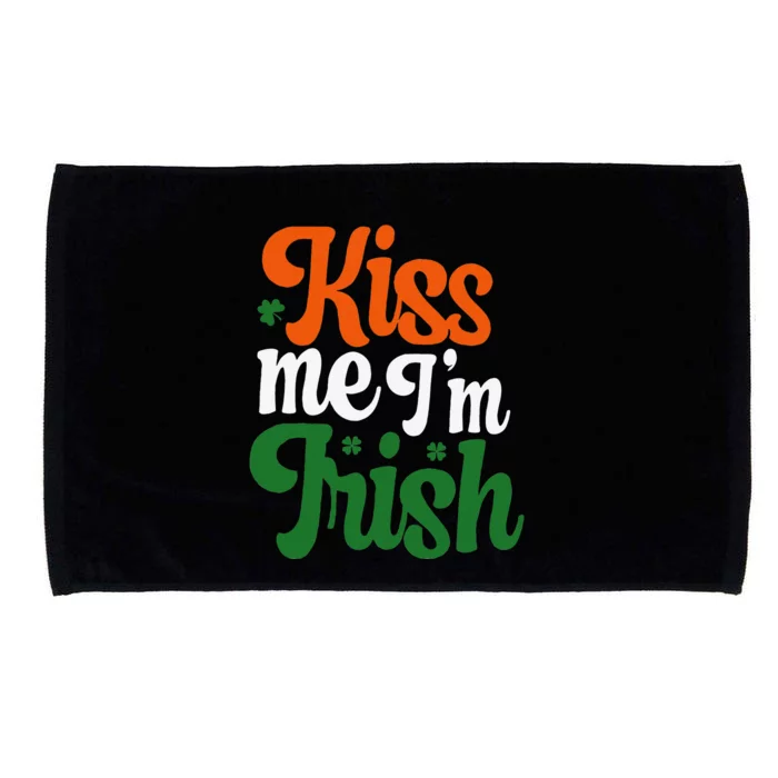 Kiss Me Im Irish St Patricks Day Microfiber Hand Towel