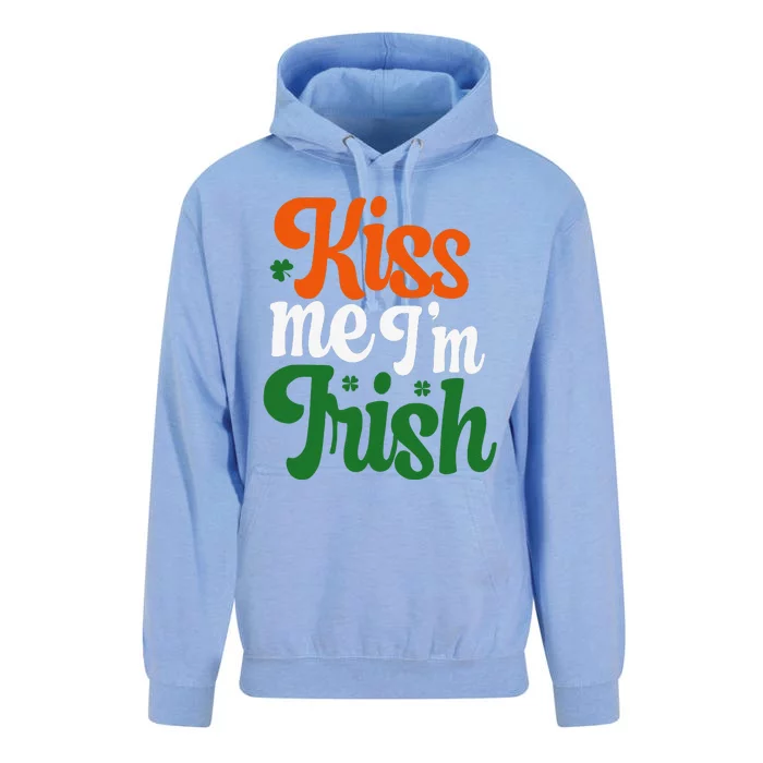 Kiss Me Im Irish St Patricks Day Unisex Surf Hoodie