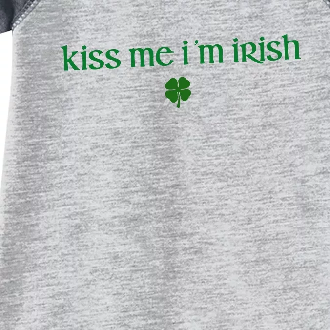 Kiss Me IM Irish Infant Baby Jersey Bodysuit