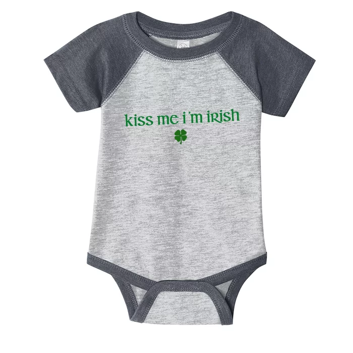 Kiss Me IM Irish Infant Baby Jersey Bodysuit