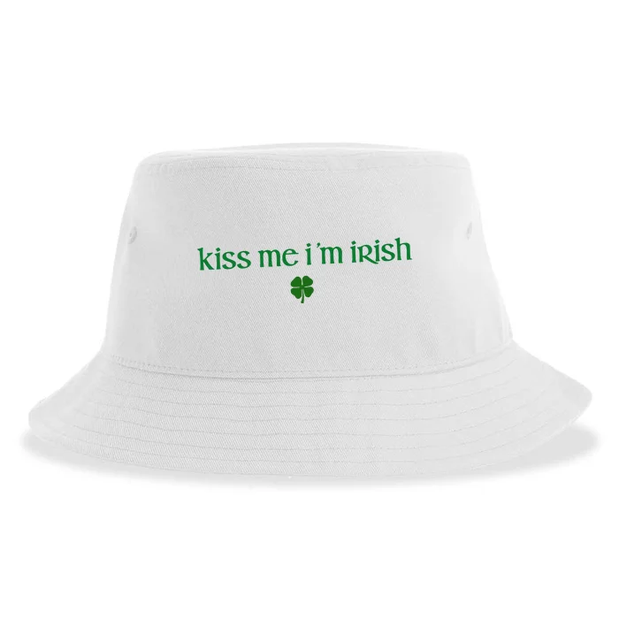 Kiss Me IM Irish Sustainable Bucket Hat