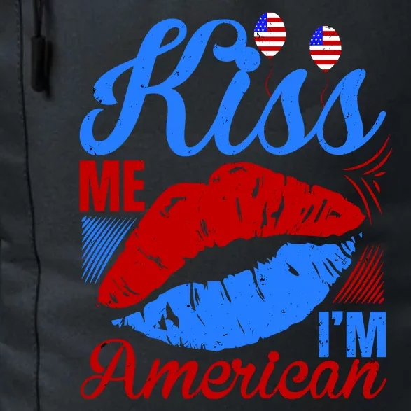 Kiss Me Im American Daily Commute Backpack