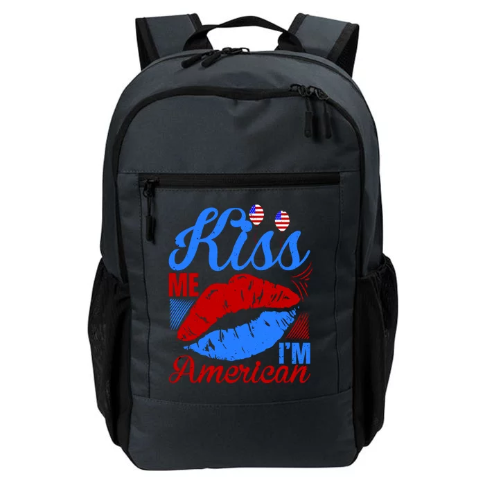 Kiss Me Im American Daily Commute Backpack