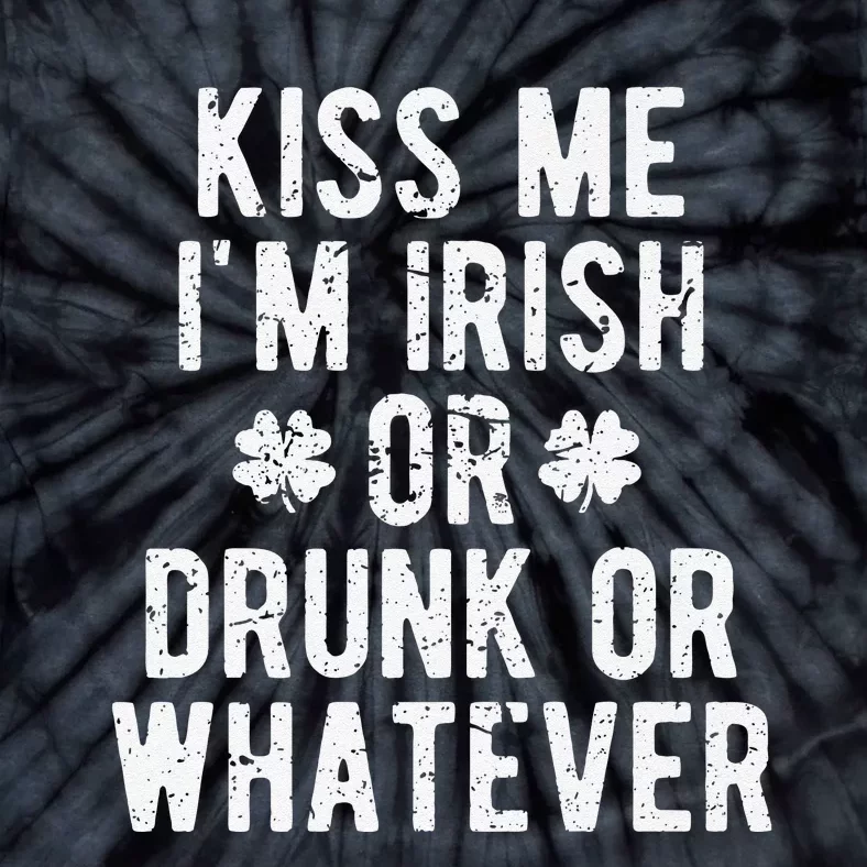 Kiss Me I'm Irish Saint Patrick's Day Tie-Dye T-Shirt