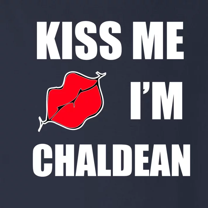 Kiss Me Im Chaldean Toddler Long Sleeve Shirt