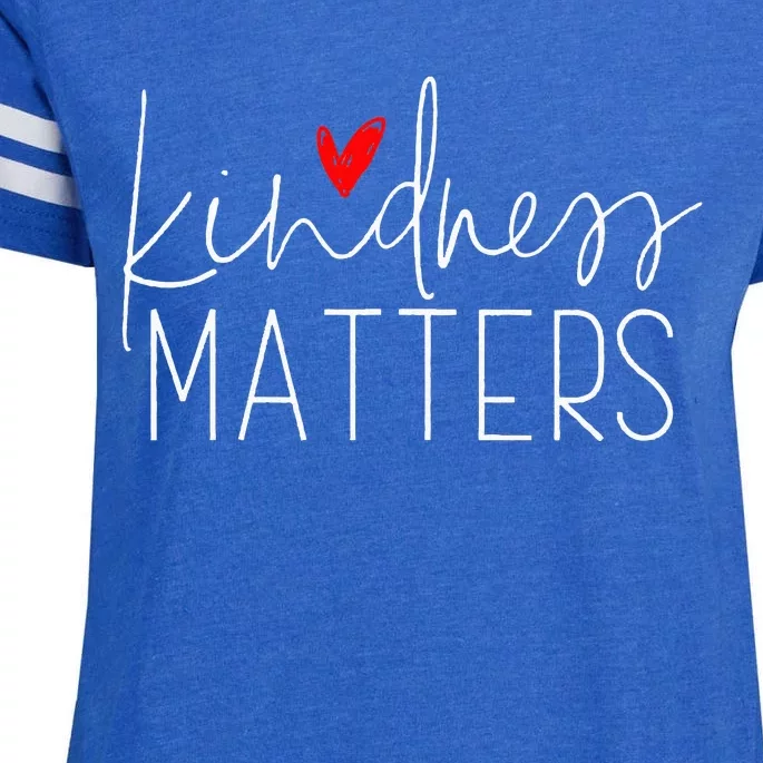 Kindness Matters Inclusion Parenting Education Gift Enza Ladies Jersey Football T-Shirt