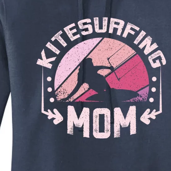 Kiteboarding Mother Kitesurfing Mom Cool Gift Women's Pullover Hoodie