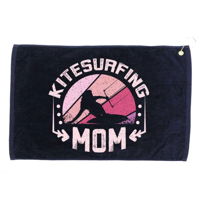 Kiteboarding Mother Kitesurfing Mom Cool Gift Grommeted Golf Towel