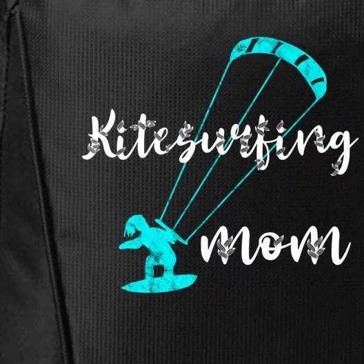 Kitesurfing Mom Kite Surfing Mother Wind Kitesurfer Mother Gift City Backpack