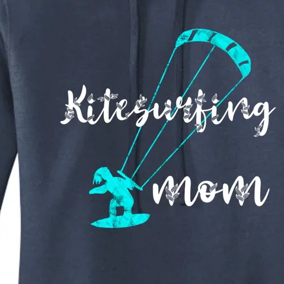 Kitesurfing Mom Kite Surfing Mother Wind Kitesurfer Mother Gift Women's Pullover Hoodie