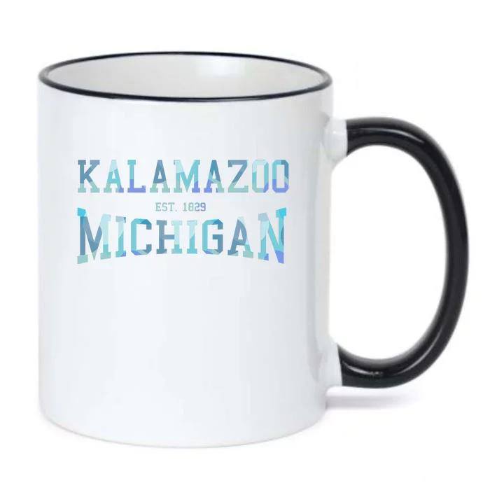 Kalamazoo Michigan Black Color Changing Mug