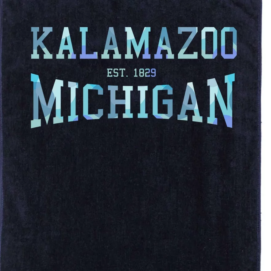 Kalamazoo Michigan Platinum Collection Golf Towel