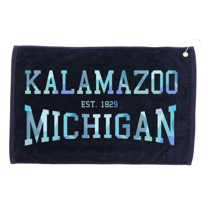 Kalamazoo Michigan Grommeted Golf Towel