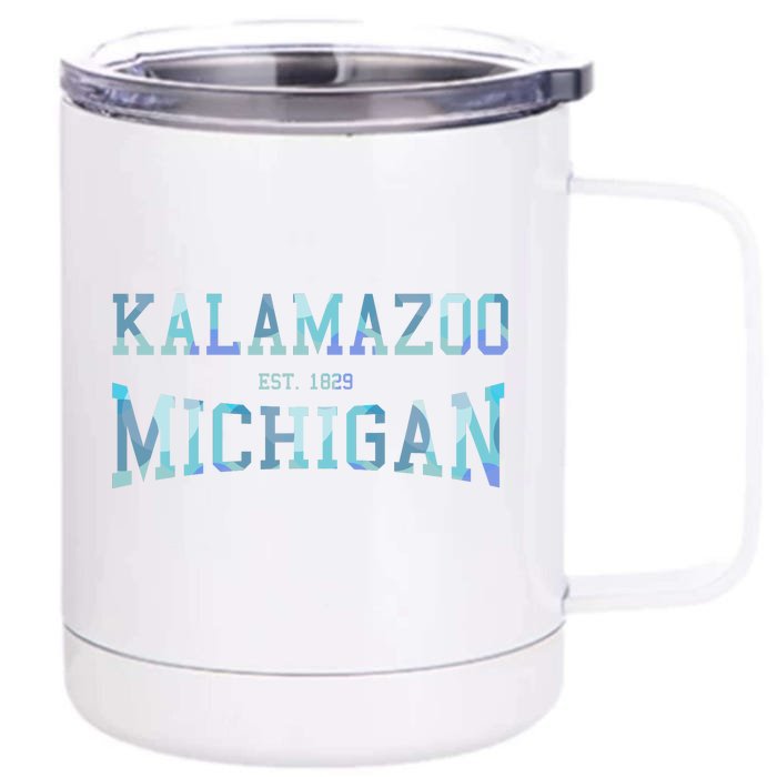 Kalamazoo Michigan Front & Back 12oz Stainless Steel Tumbler Cup