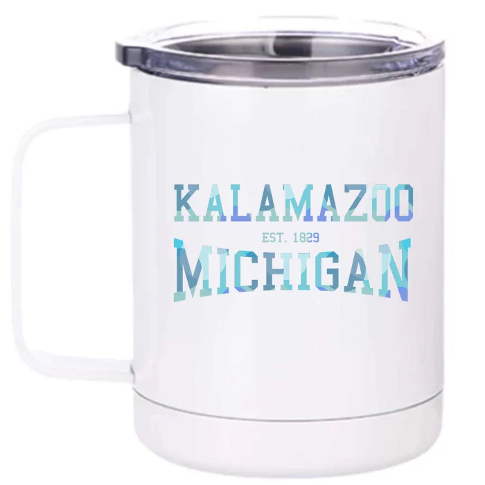 Kalamazoo Michigan Front & Back 12oz Stainless Steel Tumbler Cup