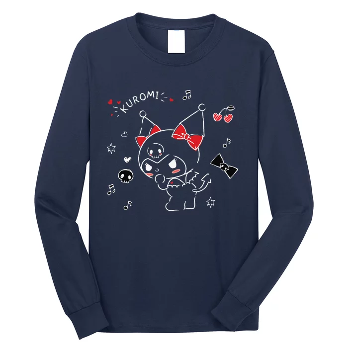 Kuromi Mischievous Long Sleeve Shirt