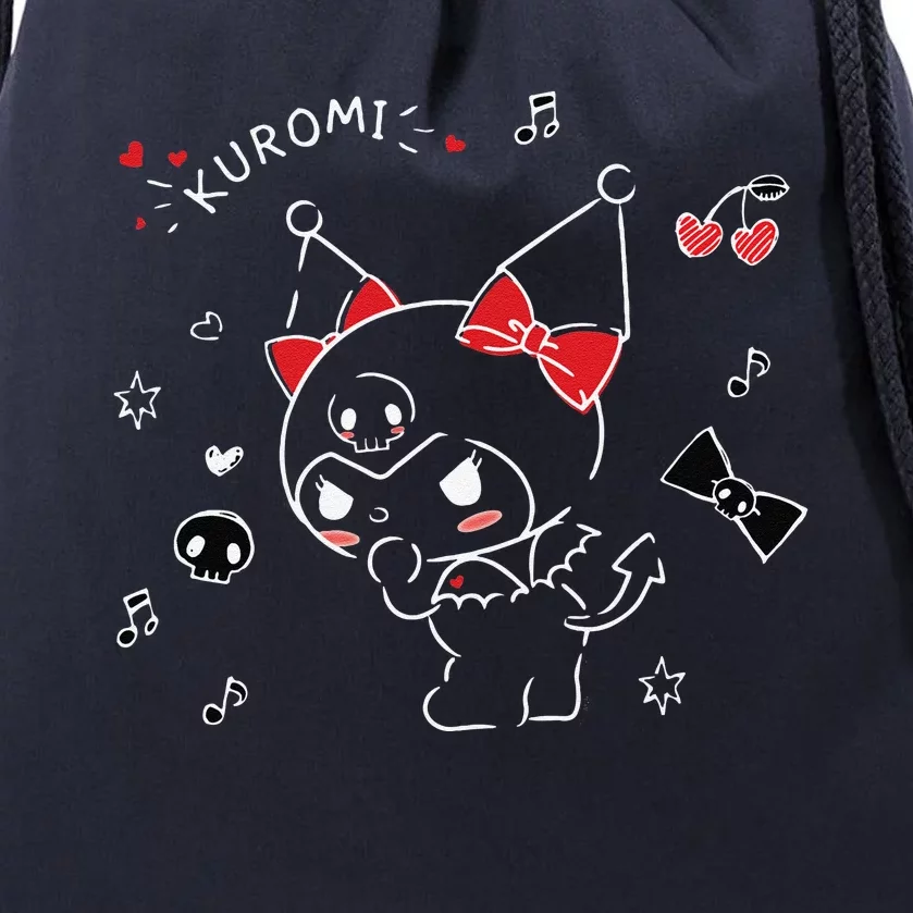 Kuromi Mischievous Drawstring Bag