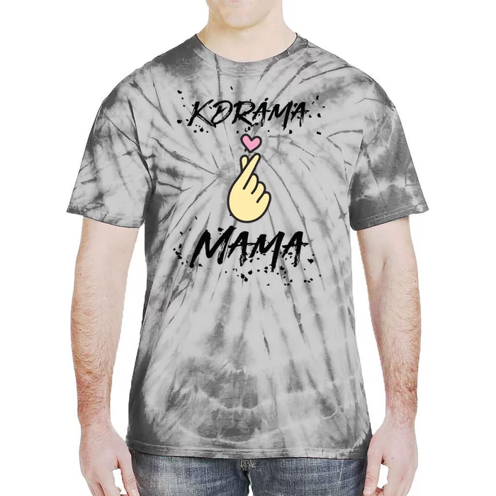 Kdrama Mama Korean Drama Fan Gift Kdrama Lovers Tie-Dye T-Shirt