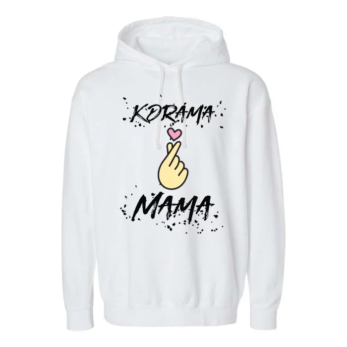 Kdrama Mama Korean Drama Fan Gift Kdrama Lovers Garment-Dyed Fleece Hoodie