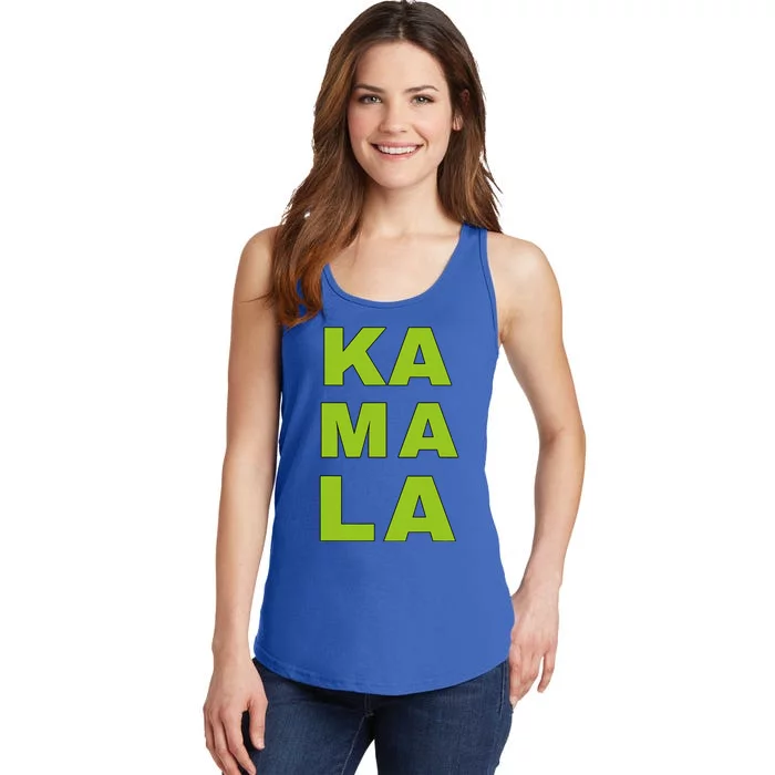 Ka Ma La Vote 2024 La Aka Kamala Harris For President Ladies Essential Tank