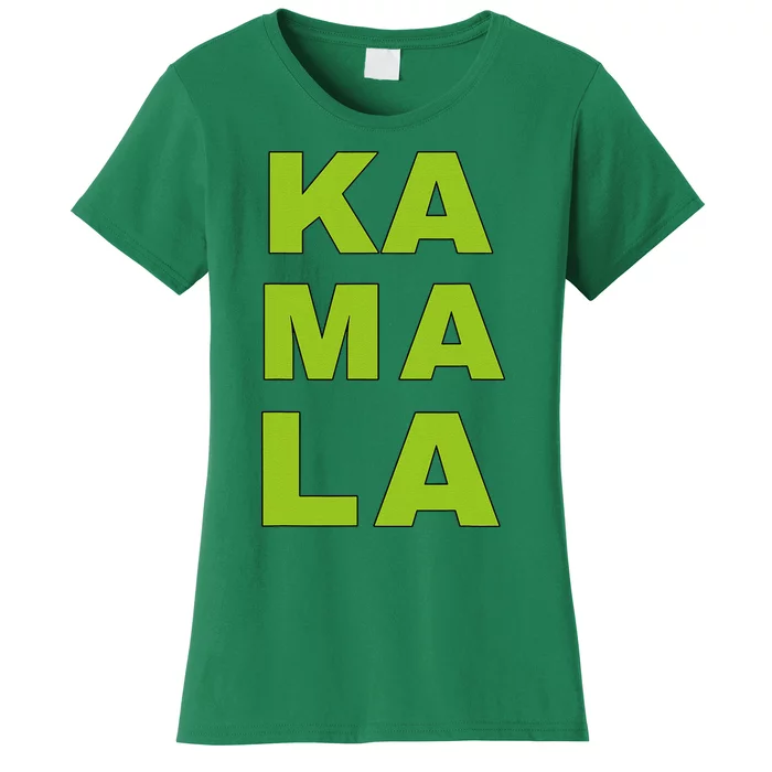 Ka Ma La Vote 2024 La Aka Kamala Harris For President Women's T-Shirt